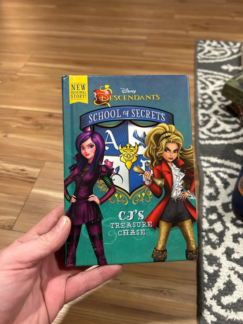 Disney Descendants School of Secrets Hard Cover Book
